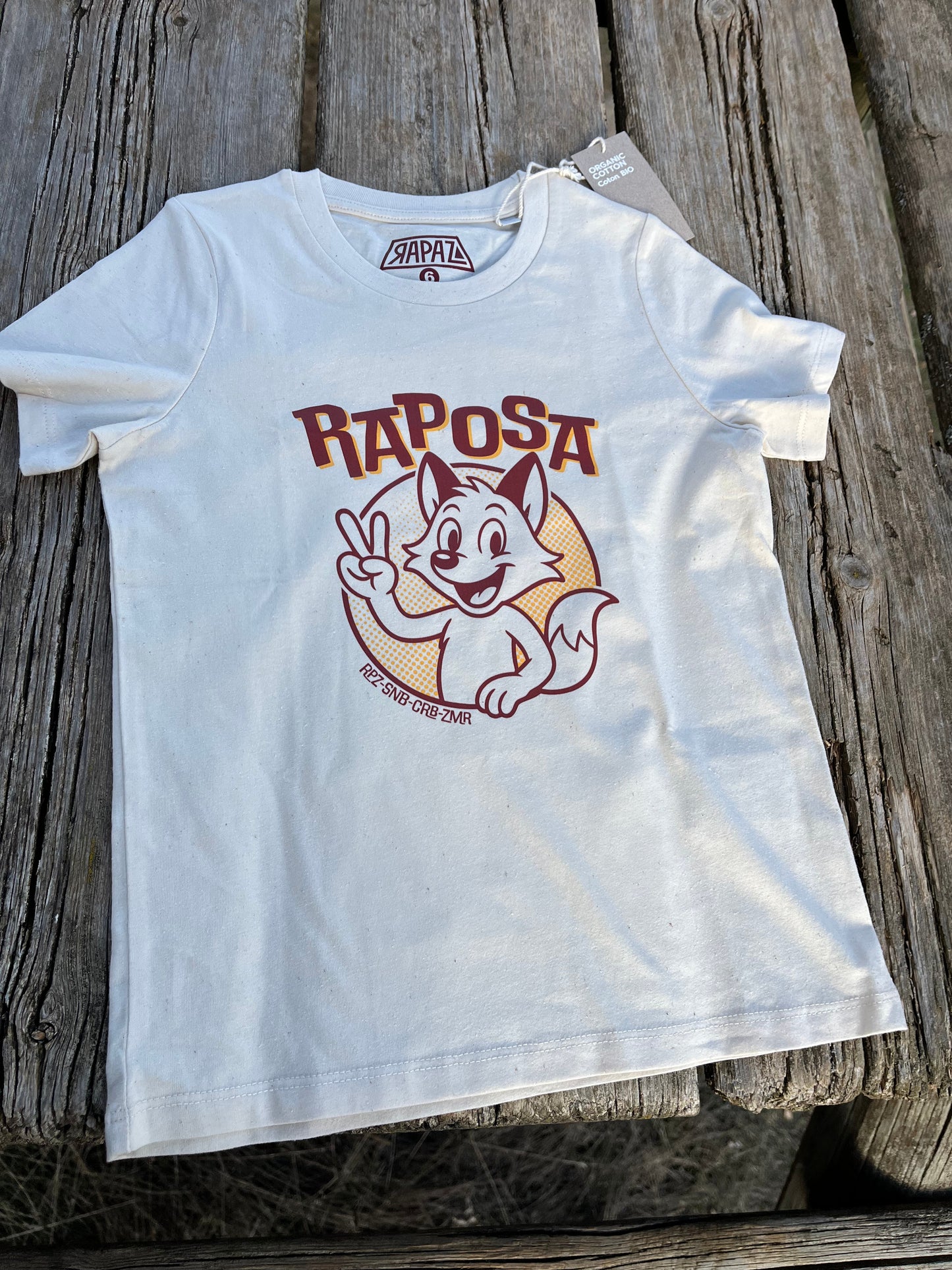 Pack infantil RAPAZ – Camiseta de Raposa + Libro de colorear