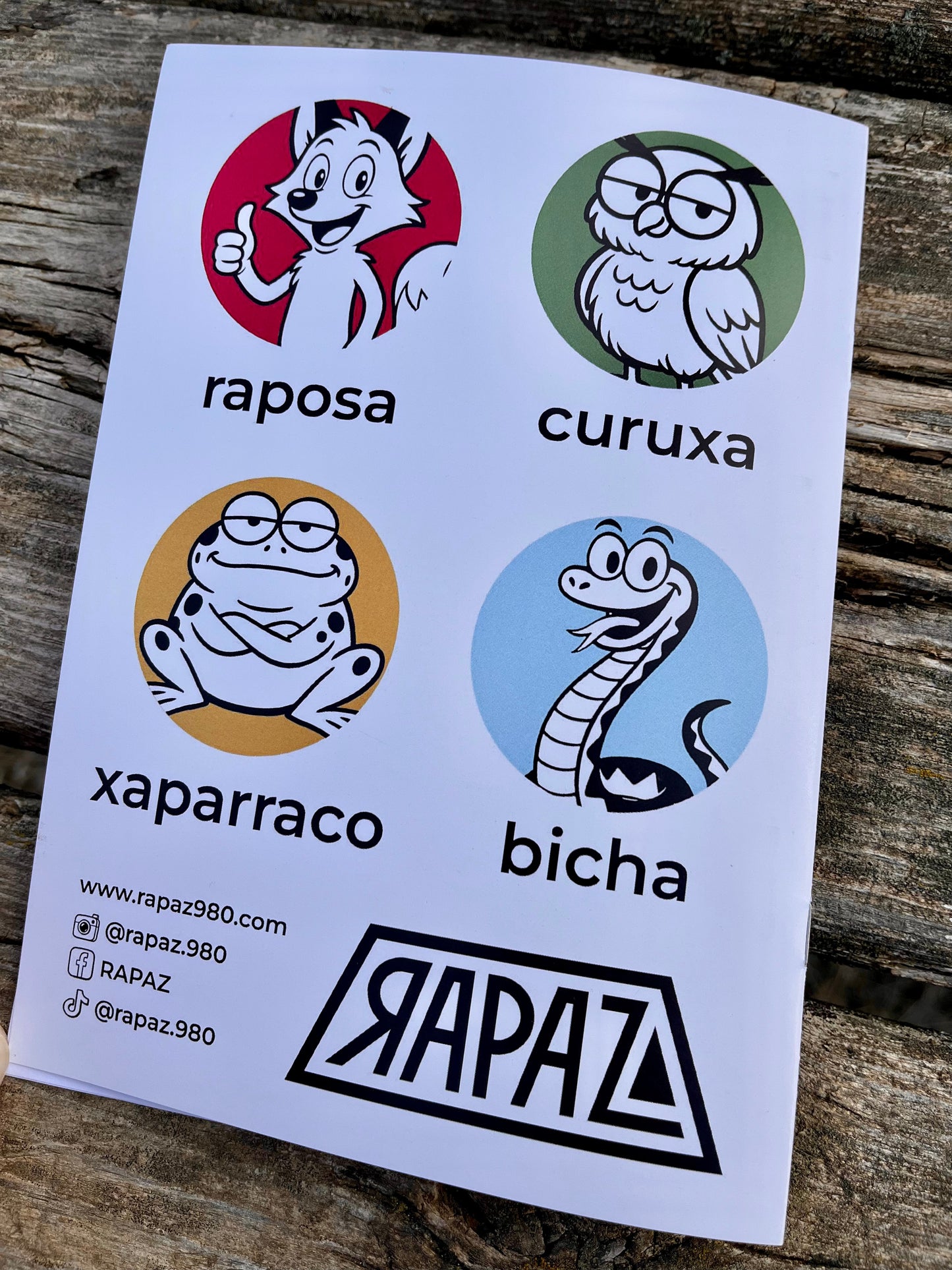 Pack infantil RAPAZ – Camiseta de Raposa + Libro de colorear