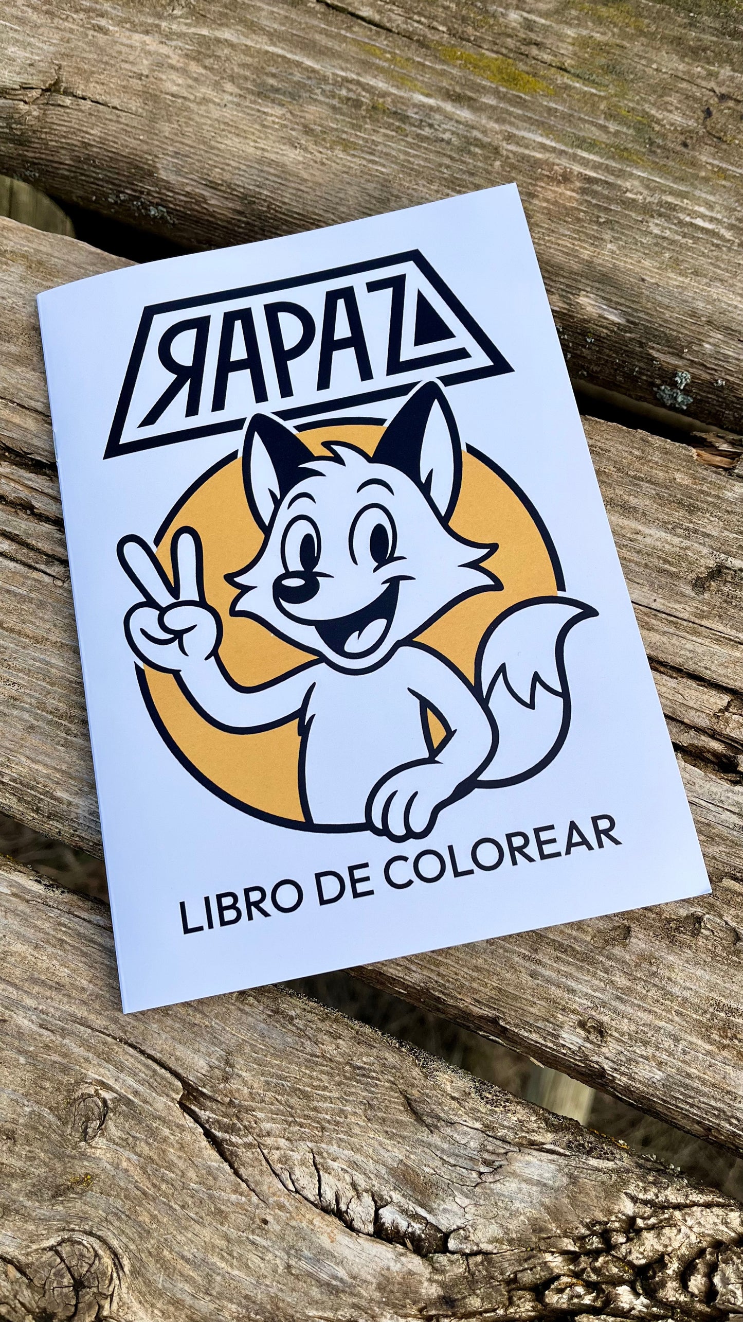 Pack infantil RAPAZ – Camiseta de Raposa + Libro de colorear